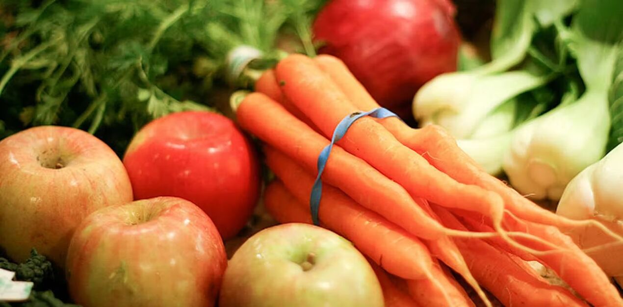vitaminer i grøntsager og frugter